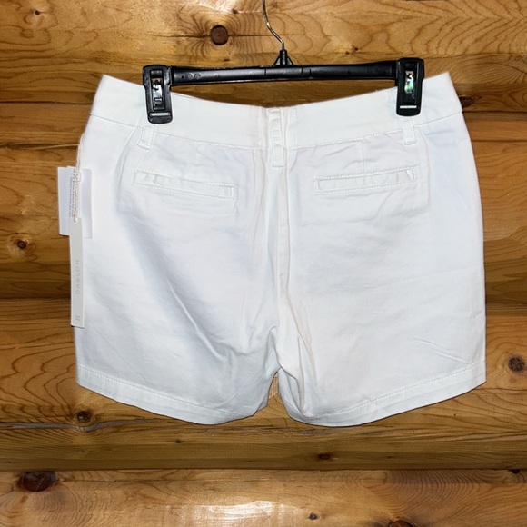 Carlson NWT 5 Inch Cotton Blend Twill Shorts Size 6 in White - Picture 6 of 8